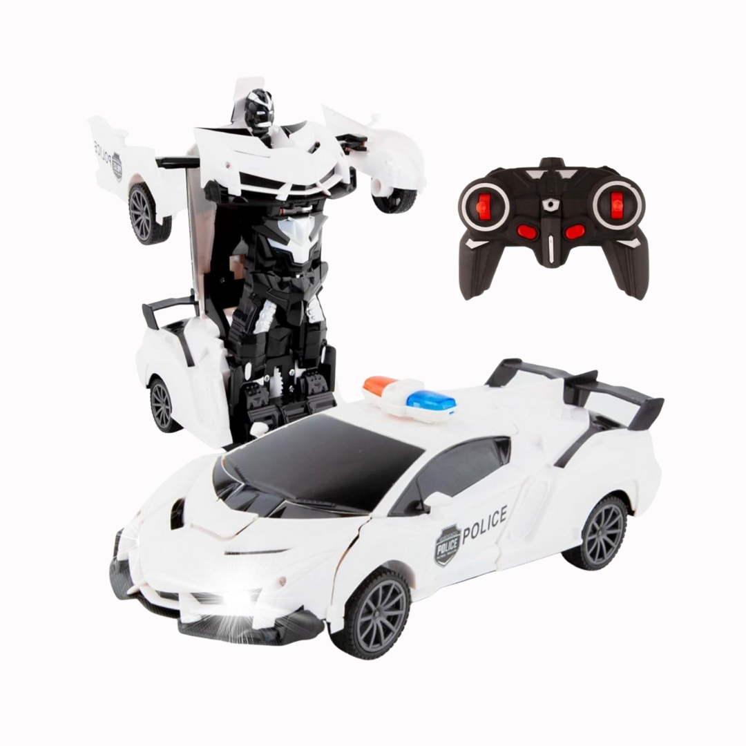 Transformer Car For Kids (White)
